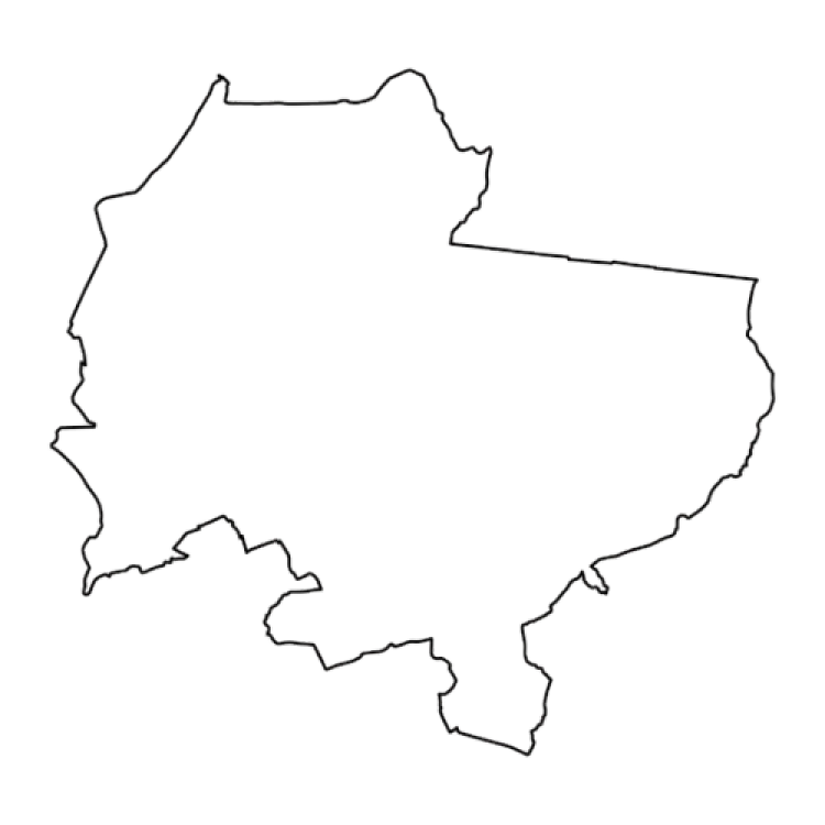 Official county map for Laikipia County